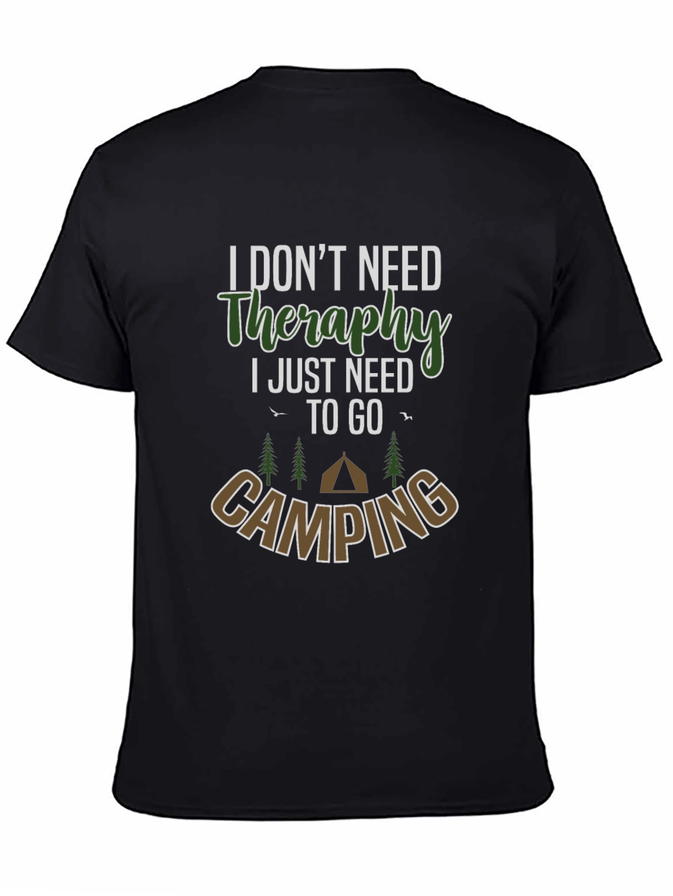 Camping Therapy T-Shirt - Nature Lover Tee