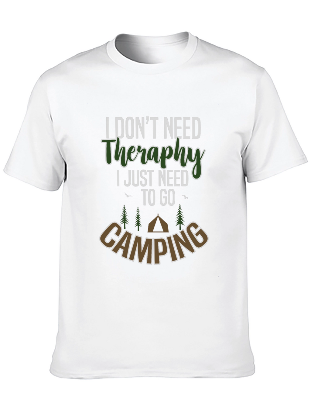Camping Therapy T-Shirt - Nature Lover Tee