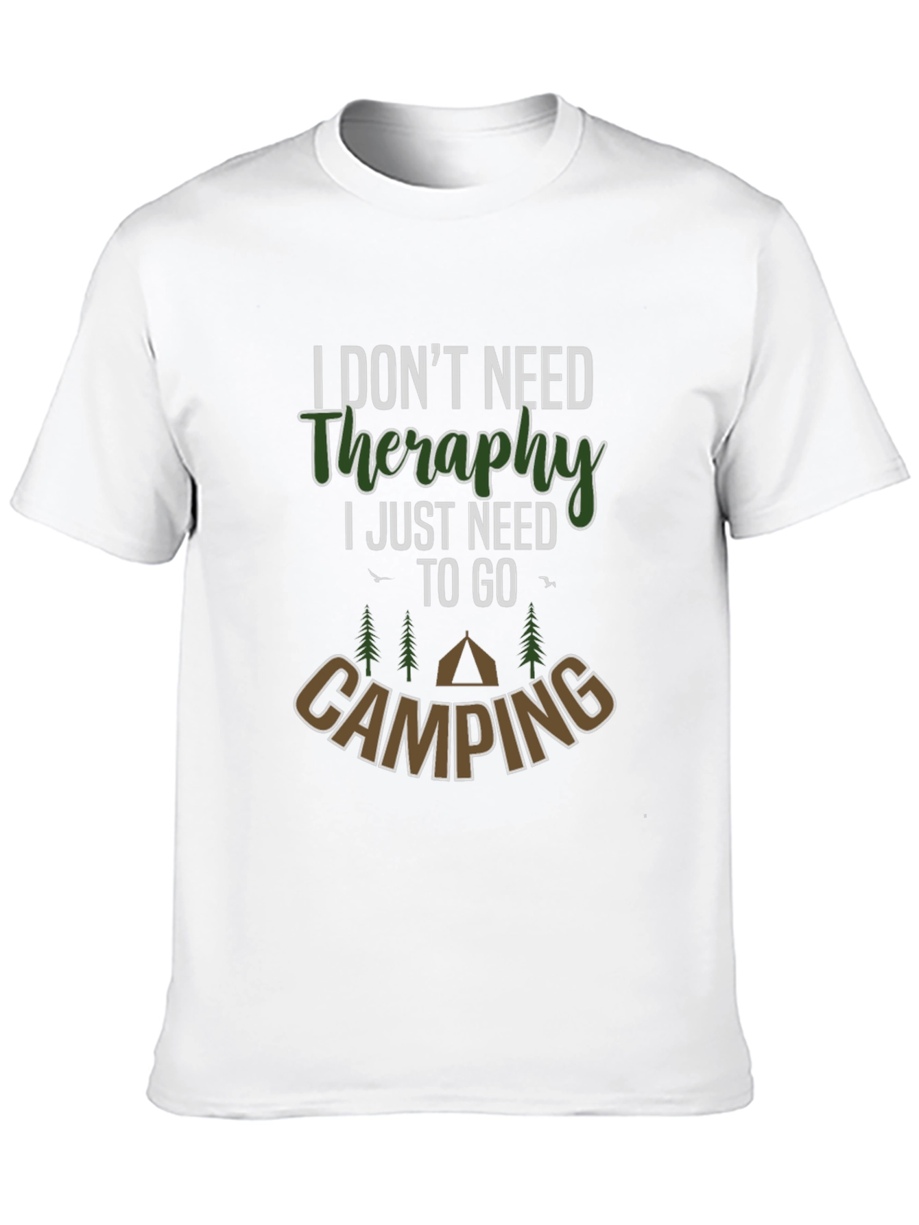 Camping Therapy T-Shirt - Nature Lover Tee