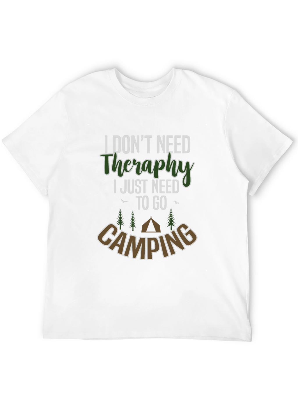 Camping Therapy T-Shirt - Nature Lover Tee