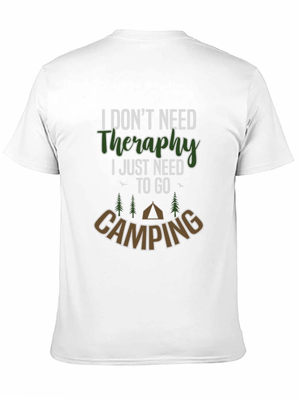 Camping Therapy T-Shirt - Nature Lover Tee