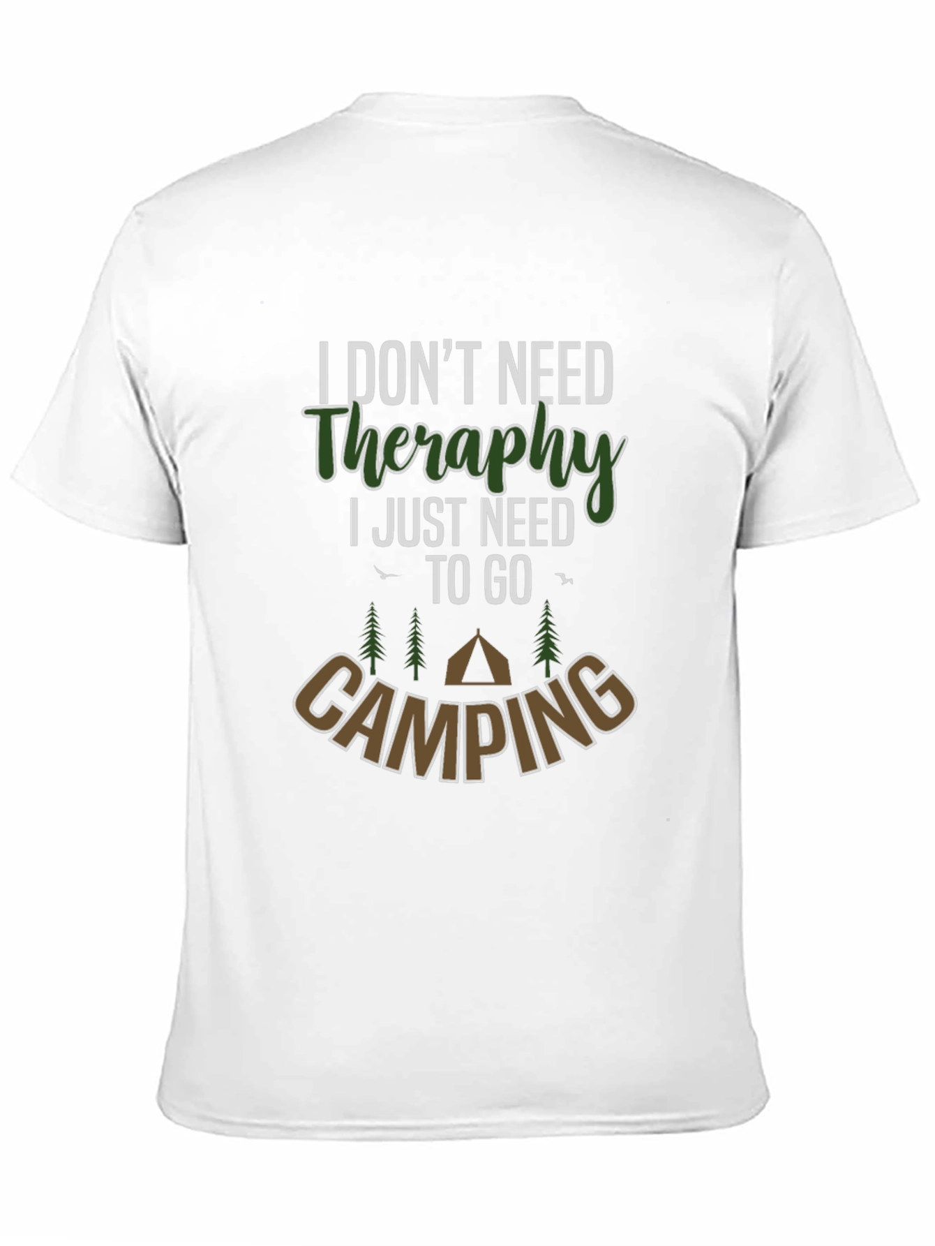 Camping Therapy T-Shirt - Nature Lover Tee
