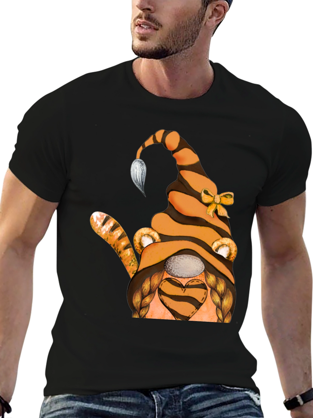 Tiger Gnome Graphic Tee