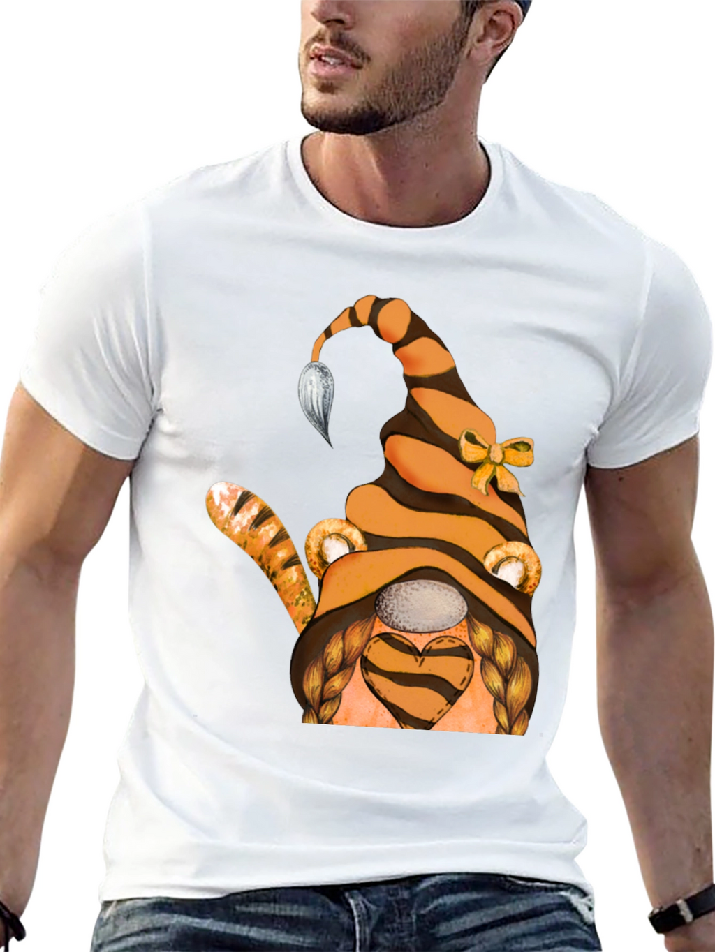 Tiger Gnome Graphic Tee