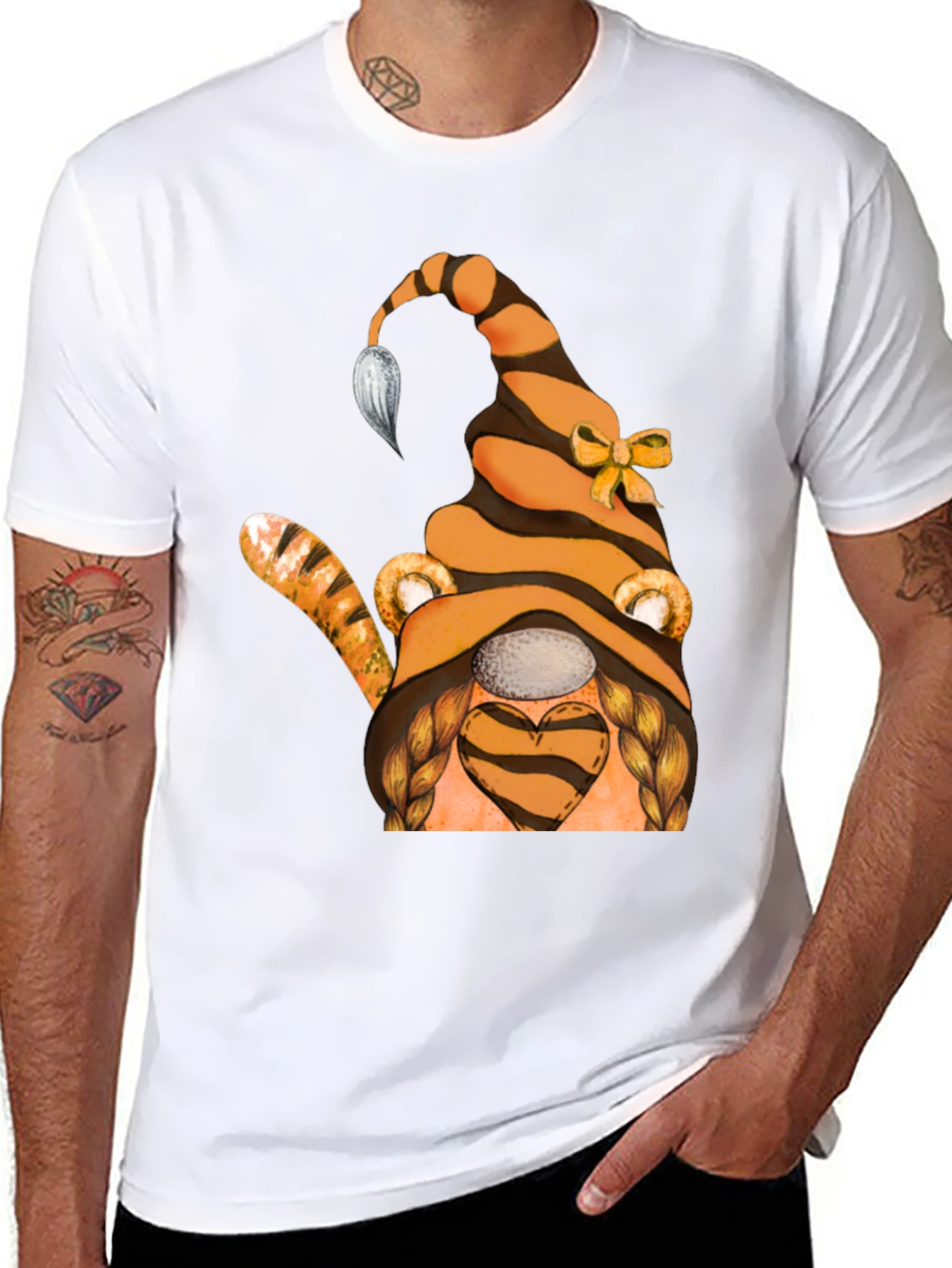 Tiger Gnome Graphic Tee