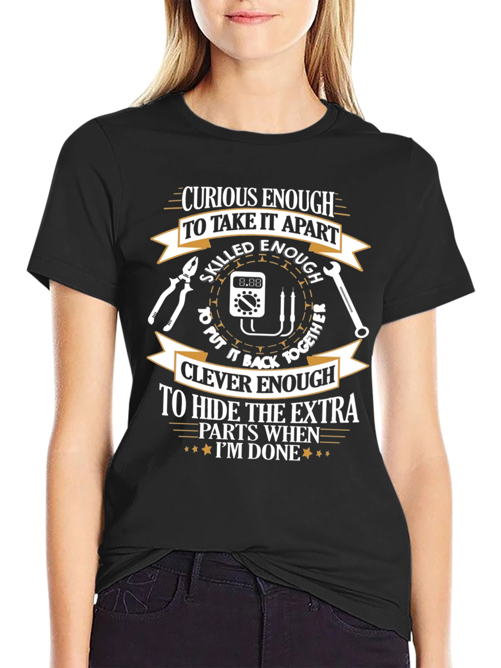 Curious Enough Electrician T-Shirt