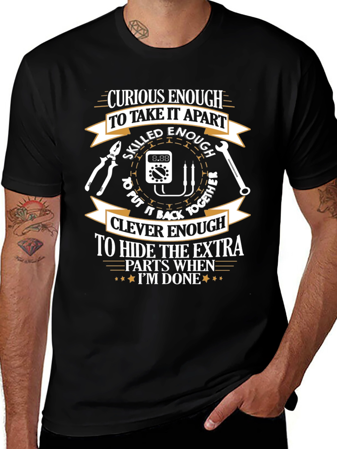 Curious Enough Electrician T-Shirt