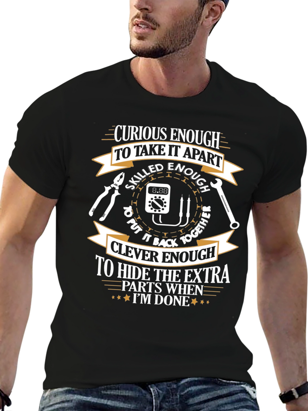 Curious Enough Electrician T-Shirt