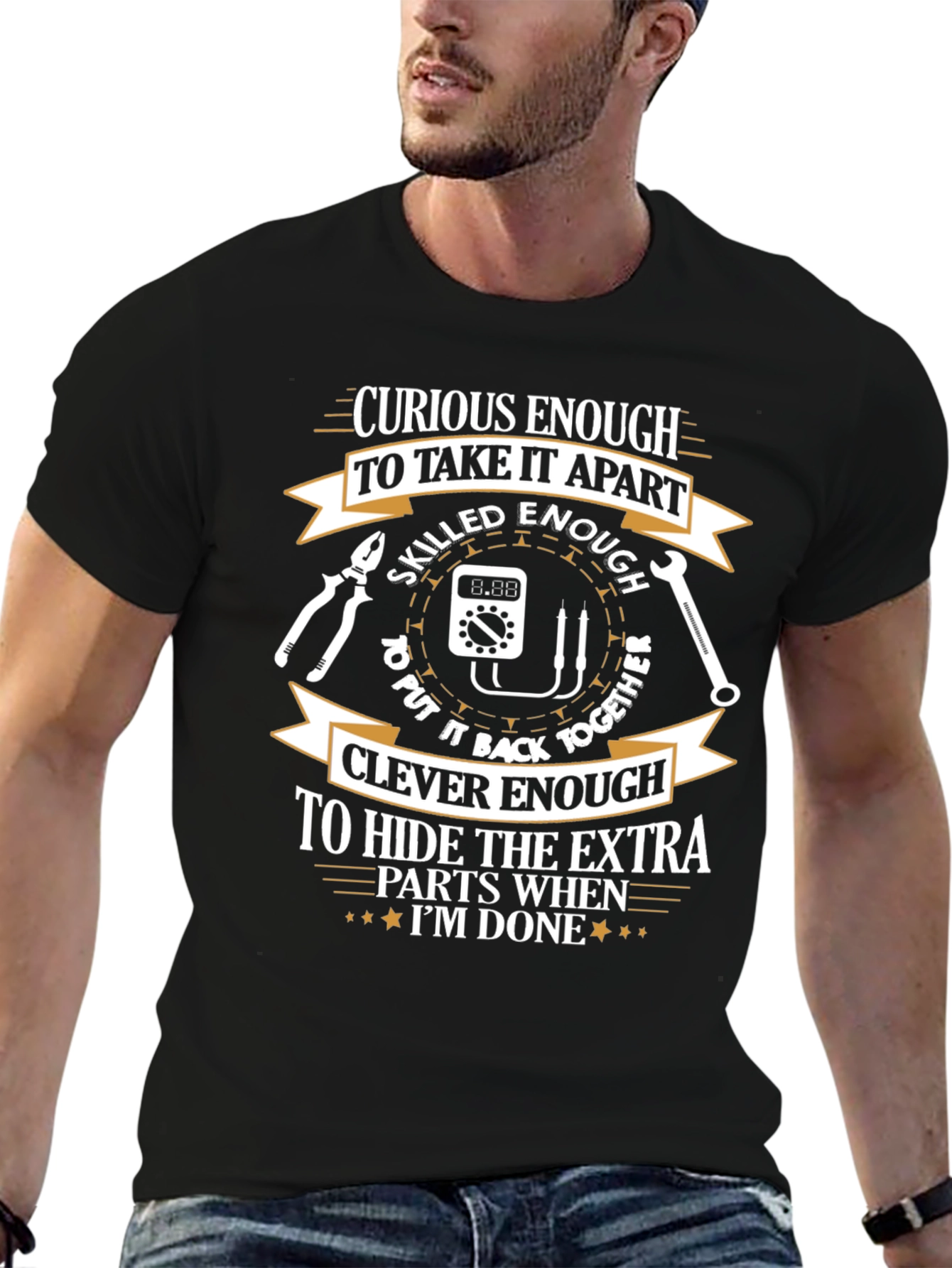 Curious Enough Electrician T-Shirt