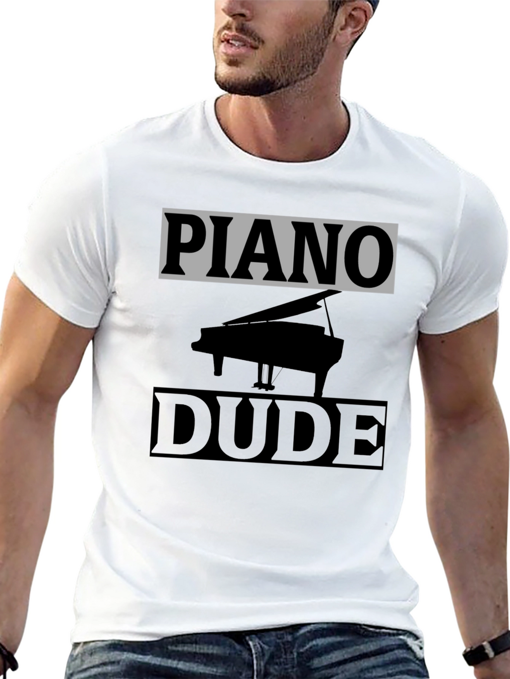 Piano Dude Graphic Tee