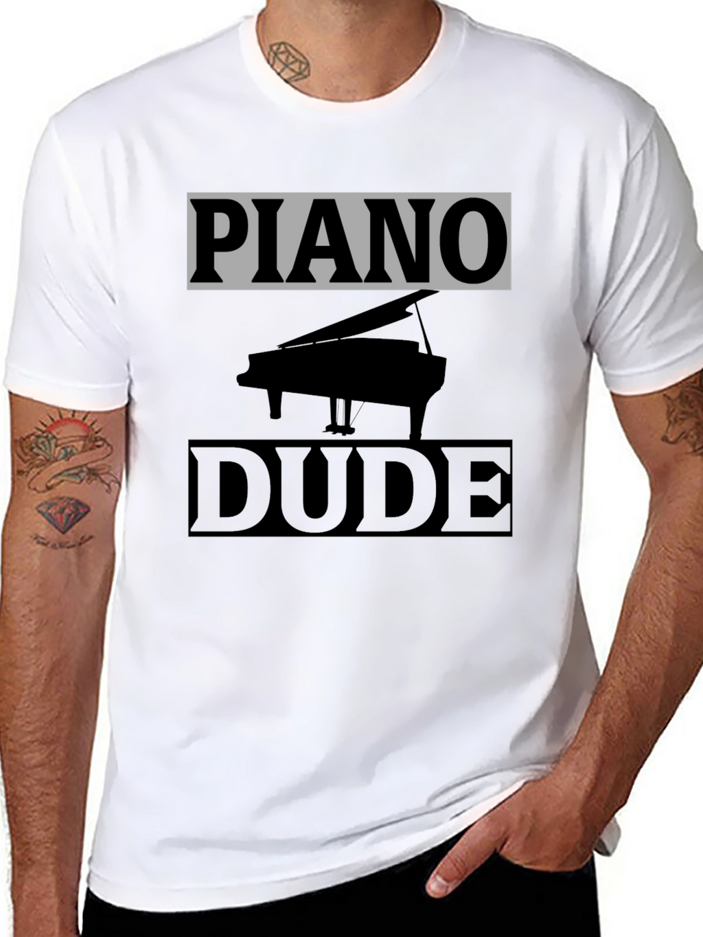 Piano Dude Graphic Tee