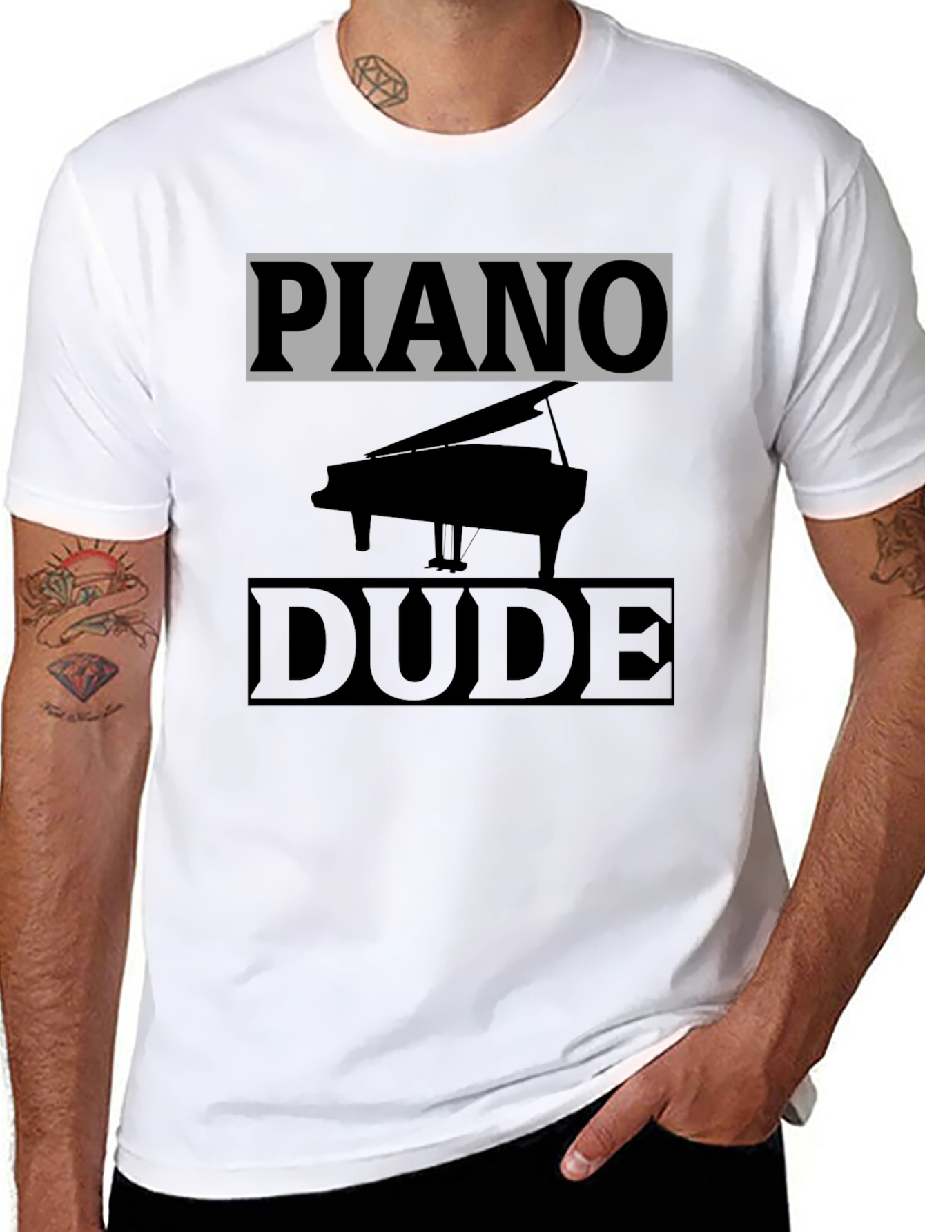 Piano Dude Graphic Tee