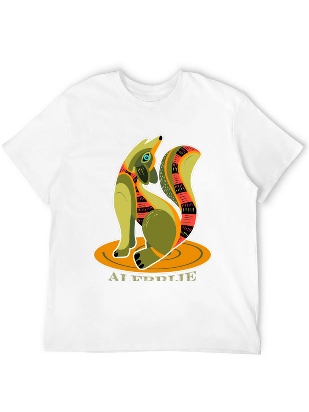 Whimsical Fox Graphic Tee - Artistic Animal Design