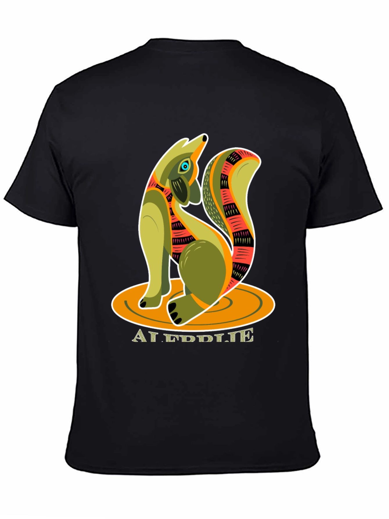 Whimsical Fox Graphic Tee - Artistic Animal Design