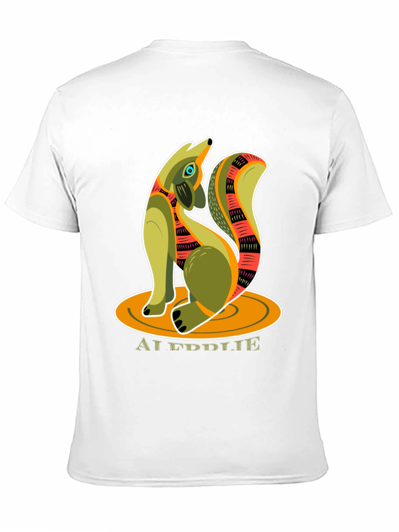 Whimsical Fox Graphic Tee - Artistic Animal Design