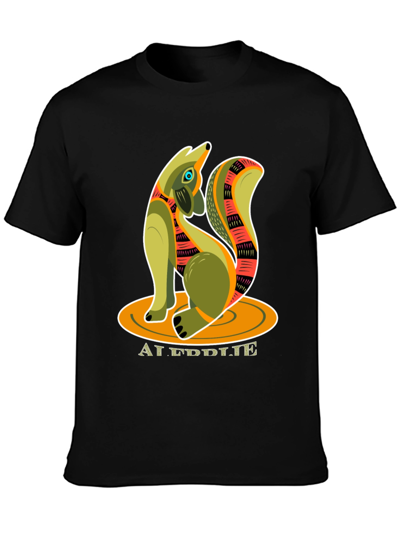 Whimsical Fox Graphic Tee - Artistic Animal Design