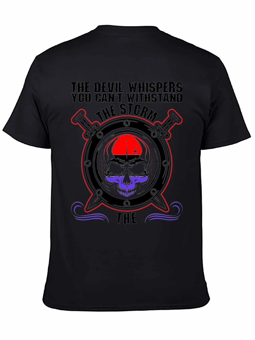 Storm Skull Graphic T-Shirt