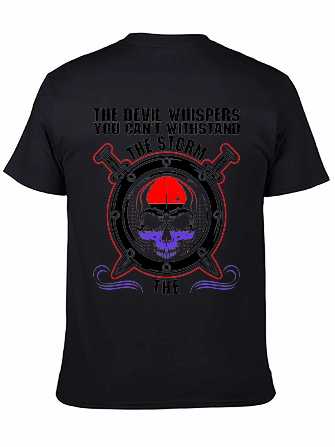 Storm Skull Graphic T-Shirt