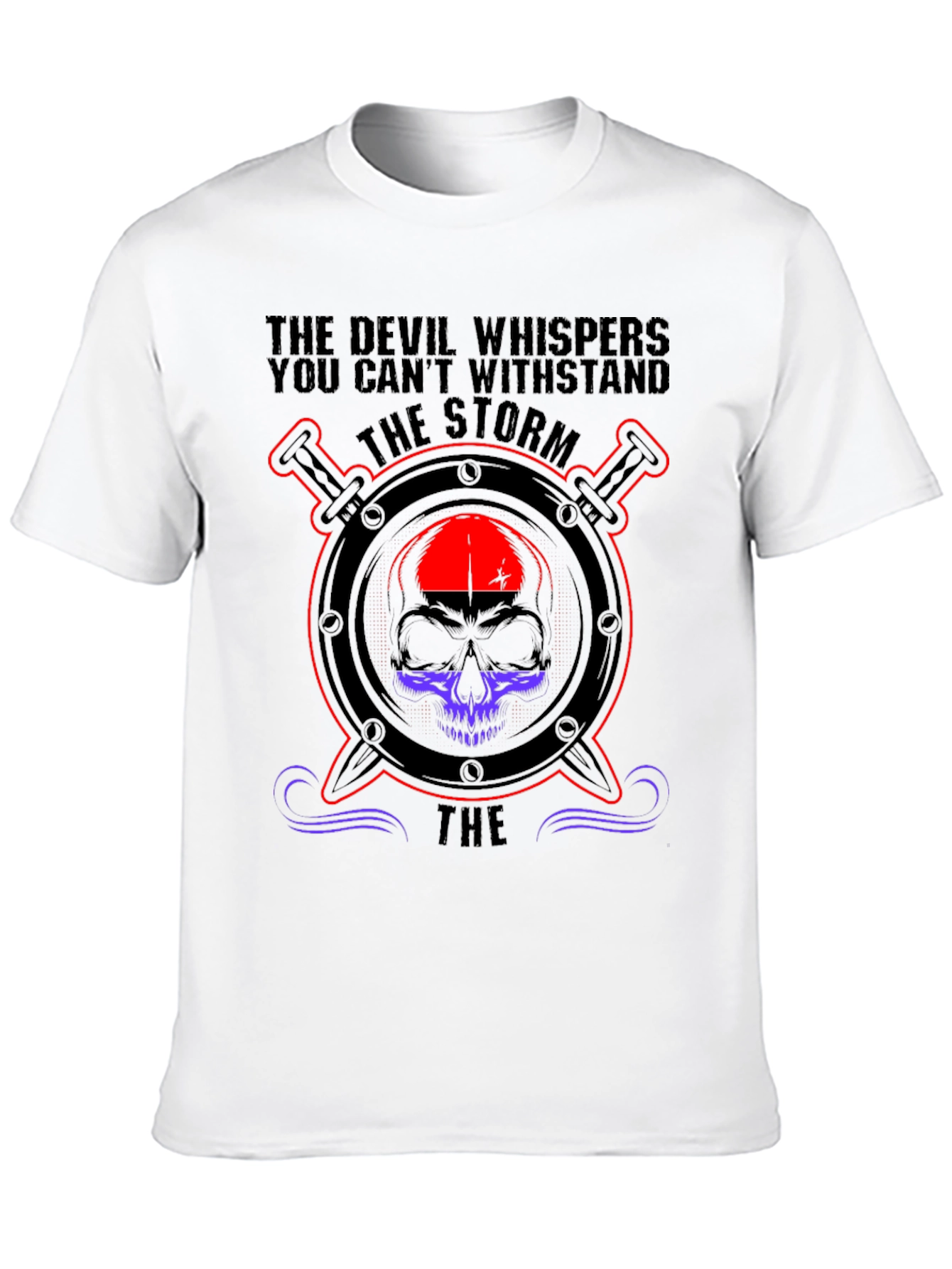 Storm Skull Graphic T-Shirt