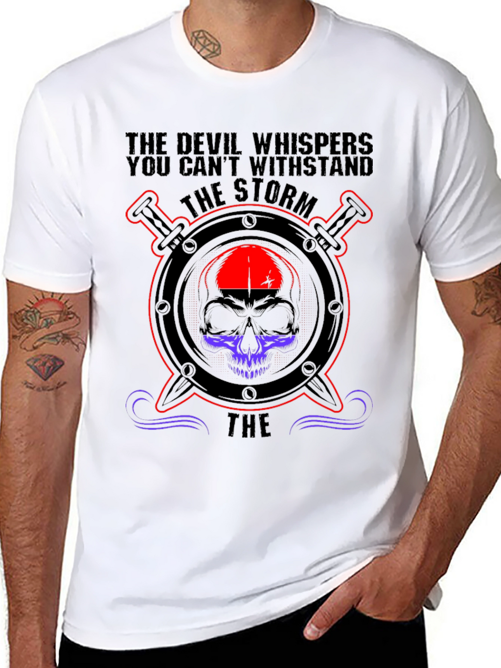 Storm Skull Graphic T-Shirt