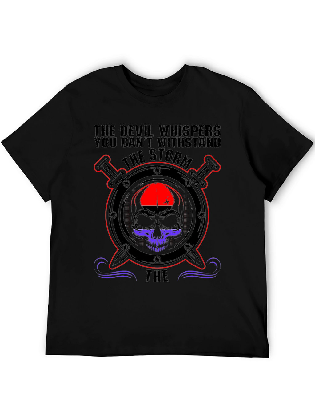 Storm Skull Graphic T-Shirt