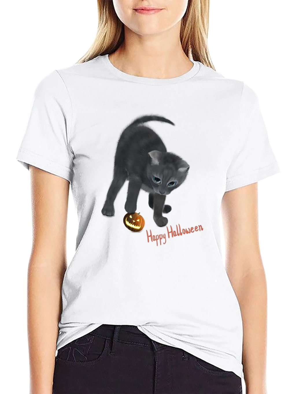 Halloween Cat T-Shirt