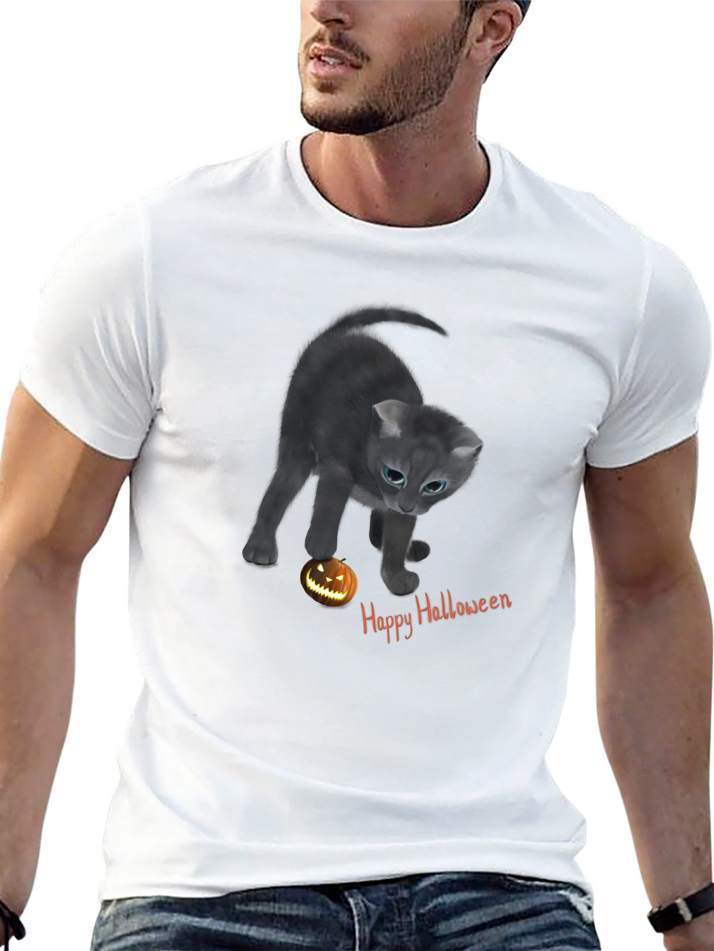 Halloween Cat T-Shirt