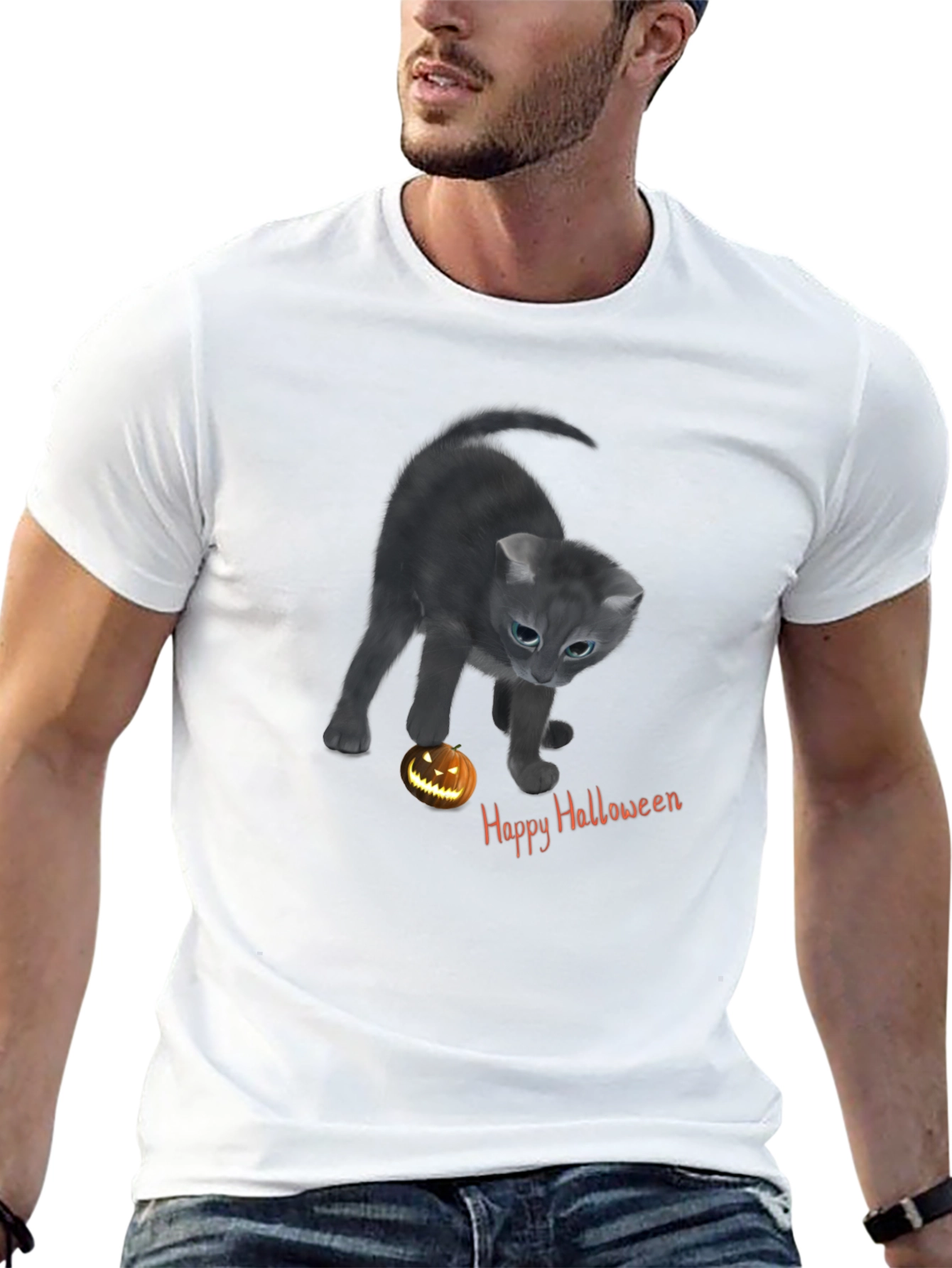 Halloween Cat T-Shirt