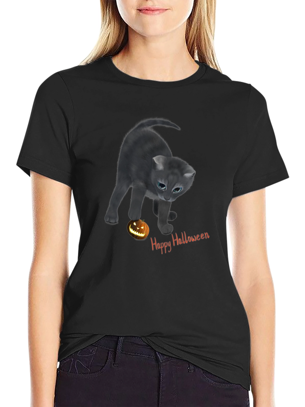 Halloween Cat T-Shirt