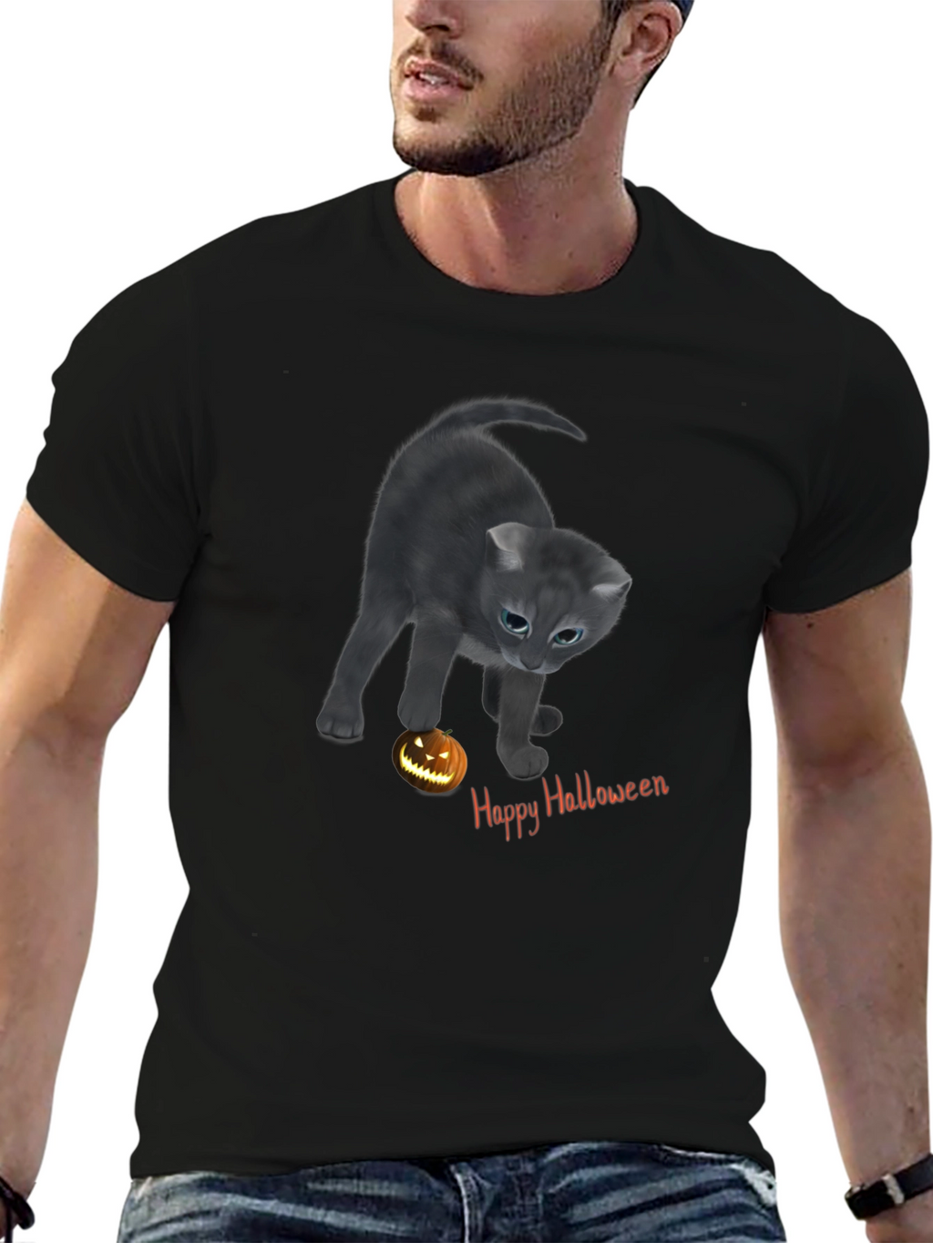 Halloween Cat T-Shirt