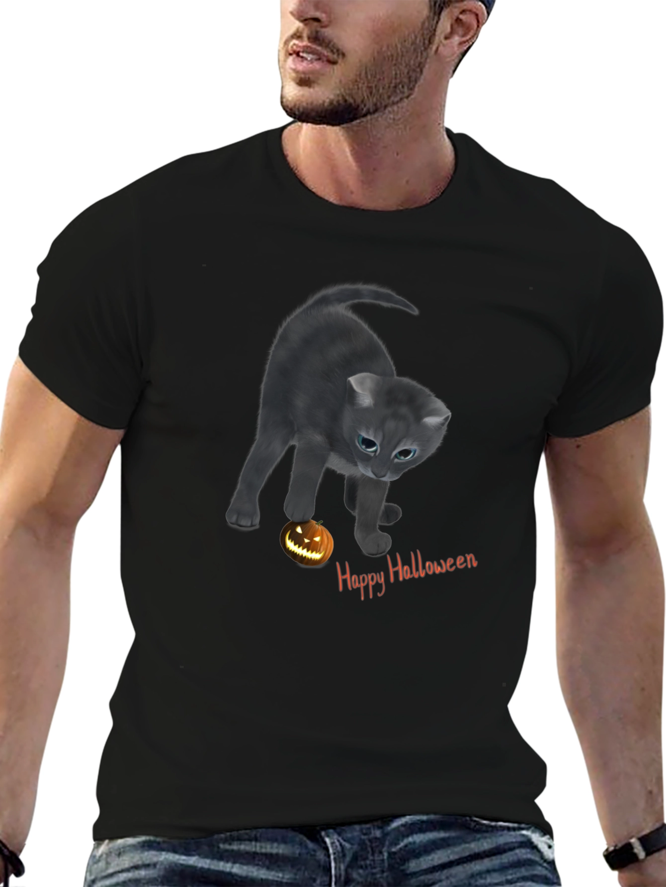 Halloween Cat T-Shirt