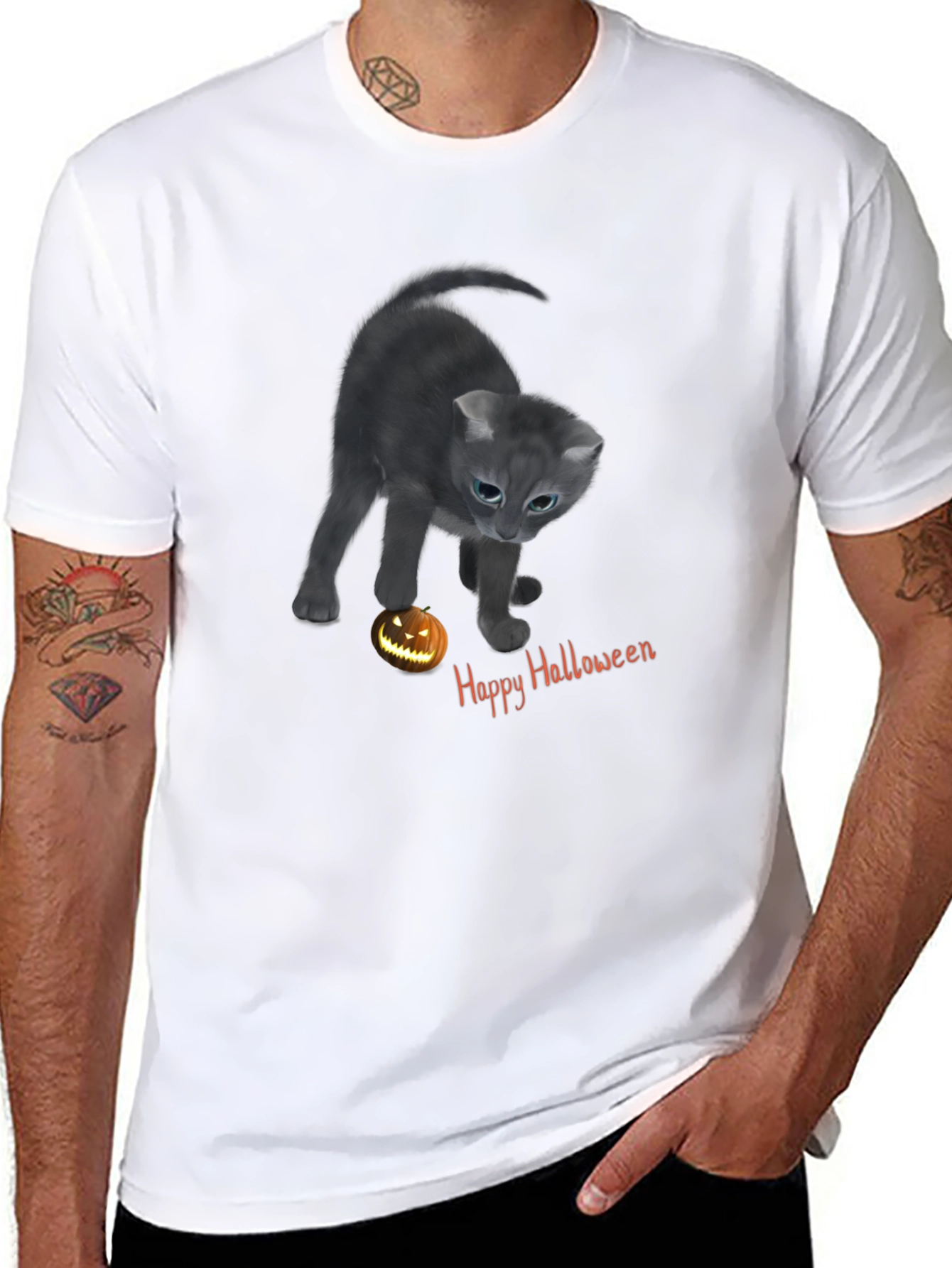 Halloween Cat T-Shirt