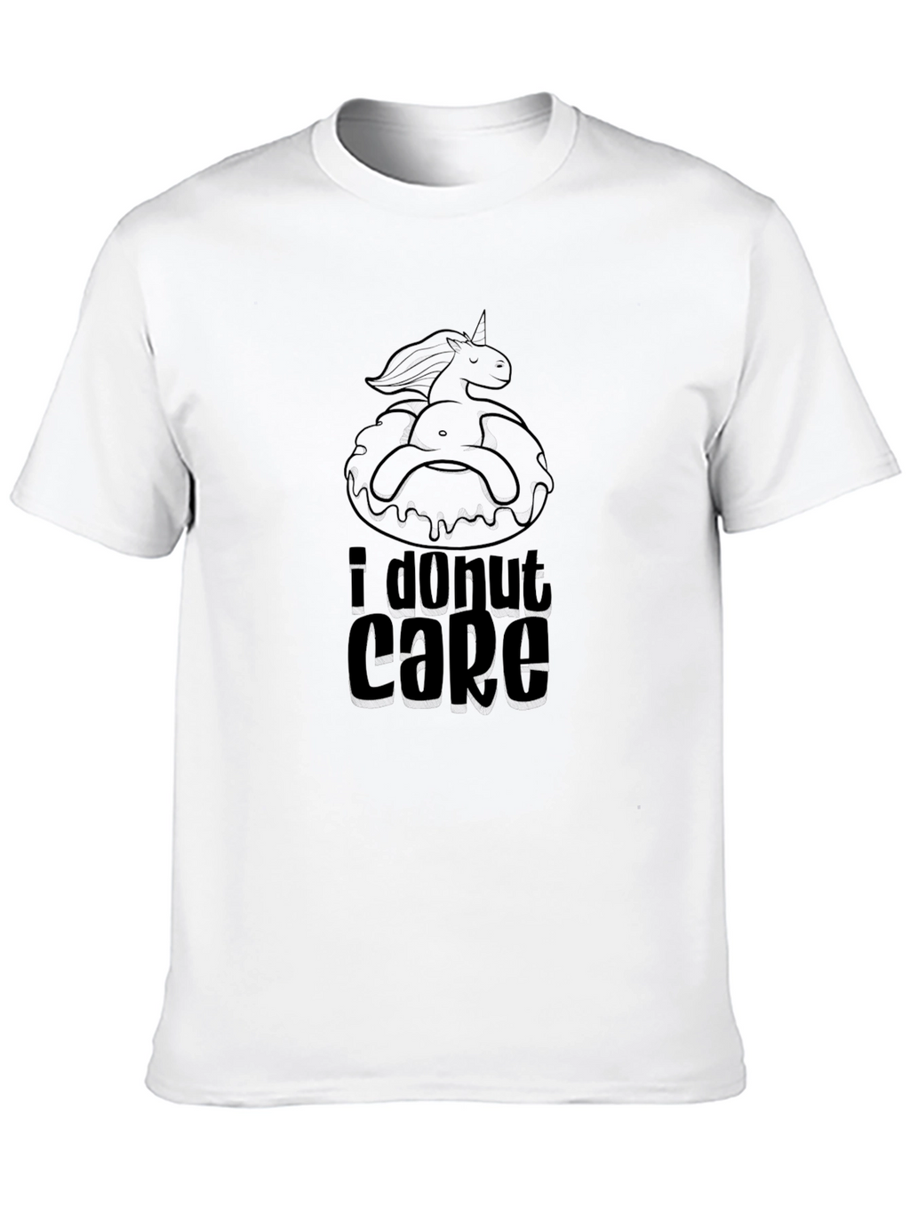 Unicorn Donut Cake Graphic T-Shirt