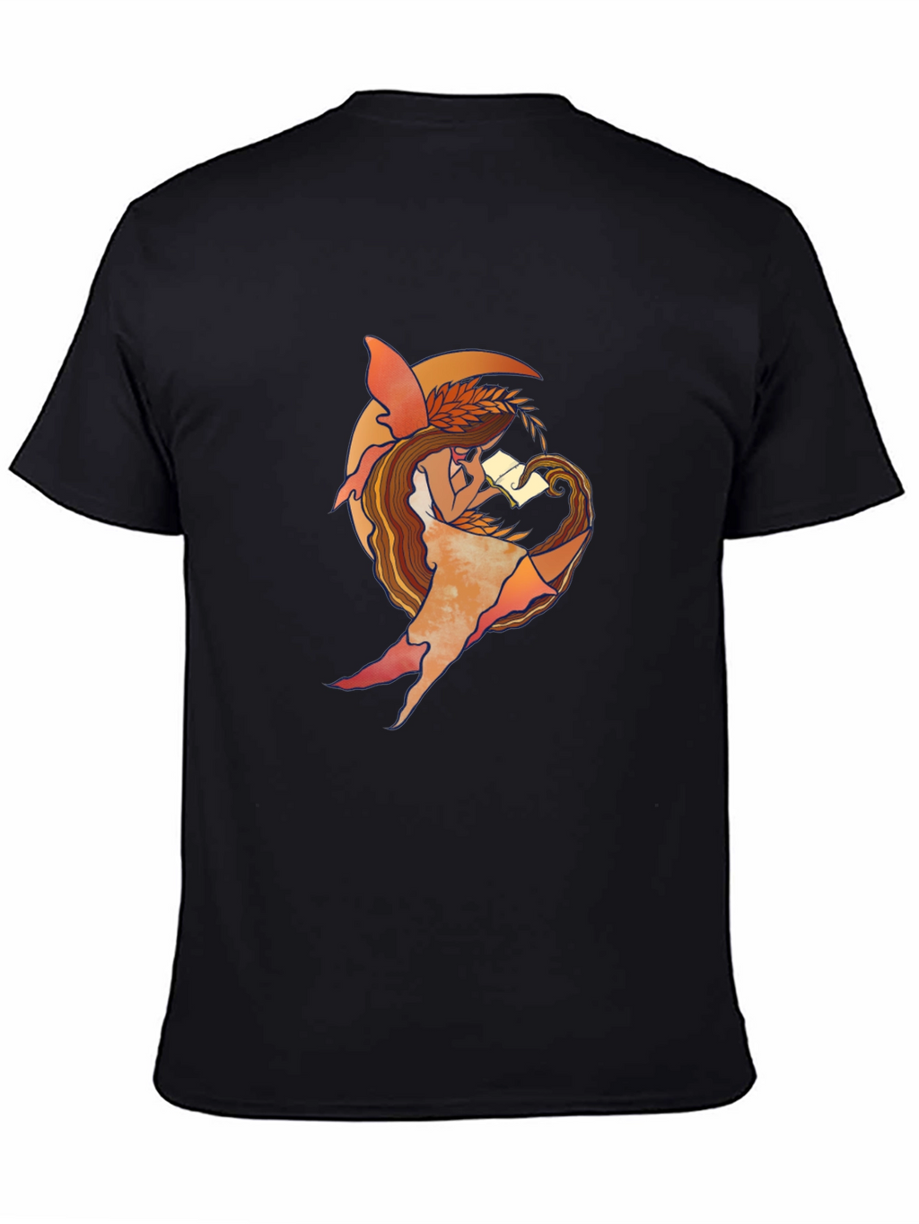 Fairy Reading T-Shirt - Unique Graphic Tee
