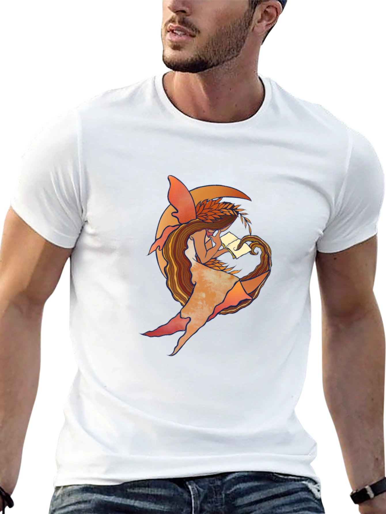 Fairy Reading T-Shirt - Unique Graphic Tee