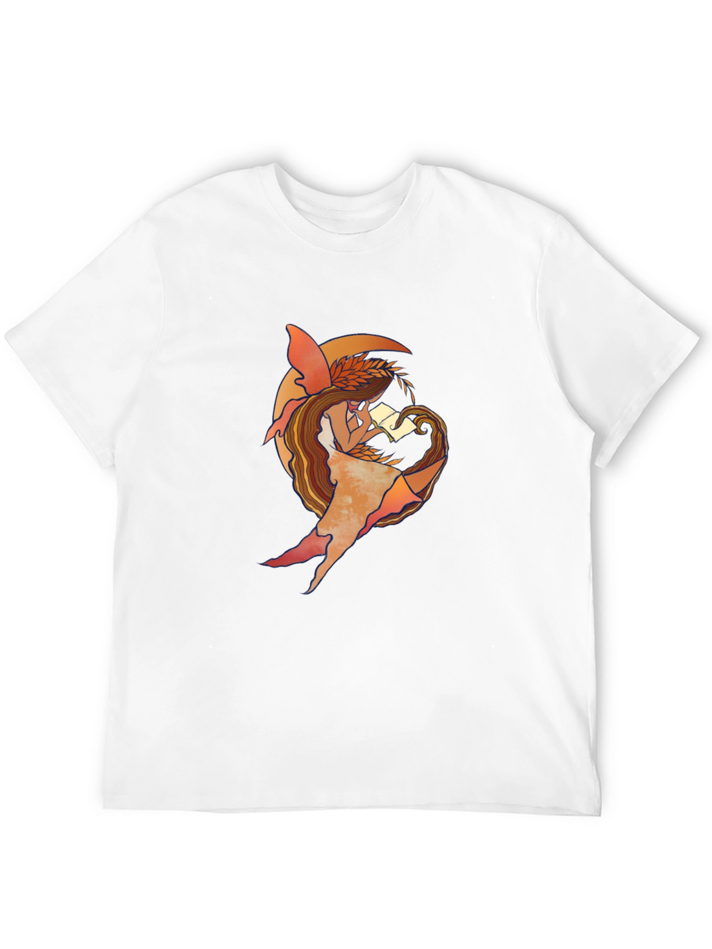 Fairy Reading T-Shirt - Unique Graphic Tee