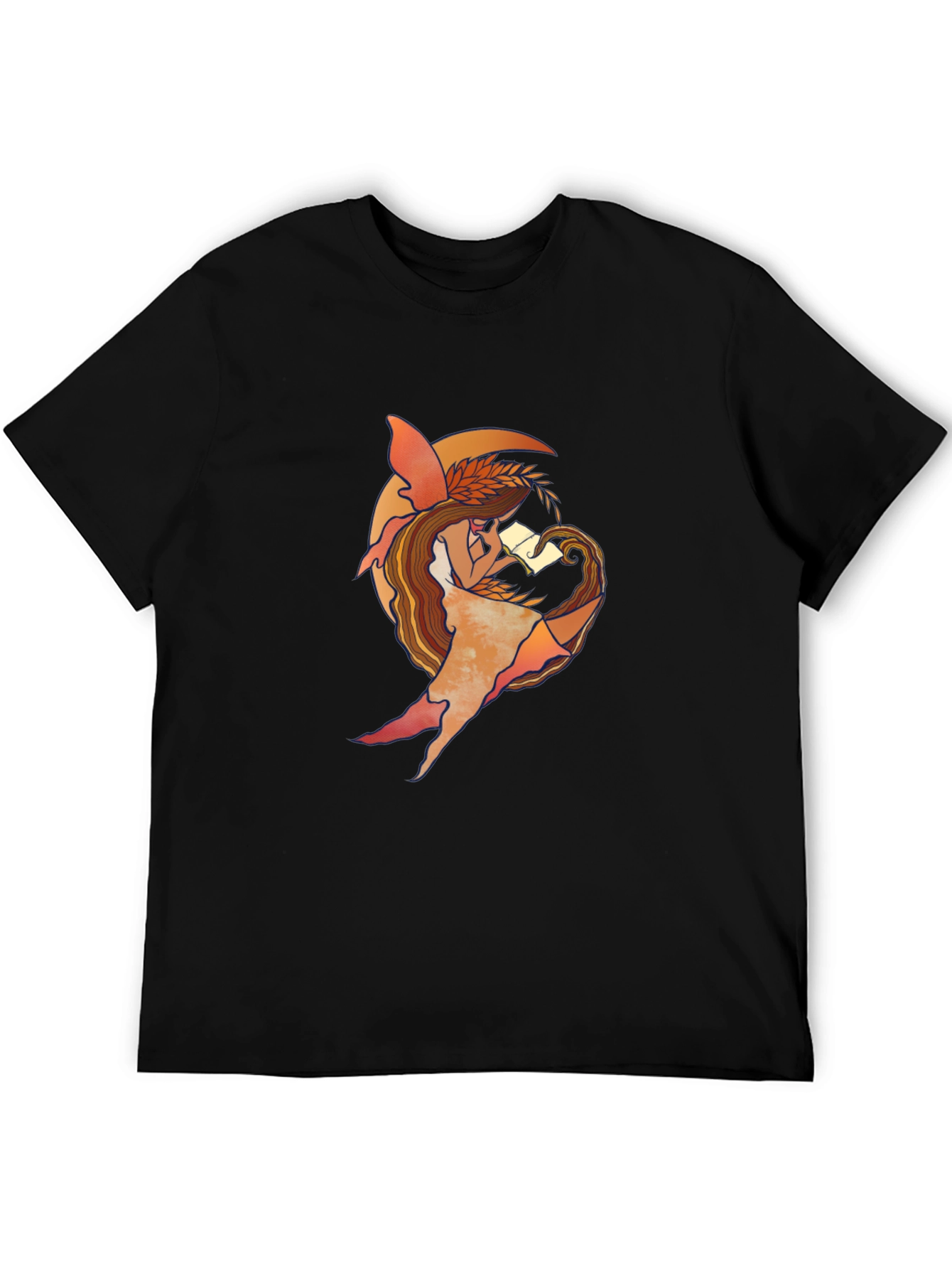 Fairy Reading T-Shirt - Unique Graphic Tee