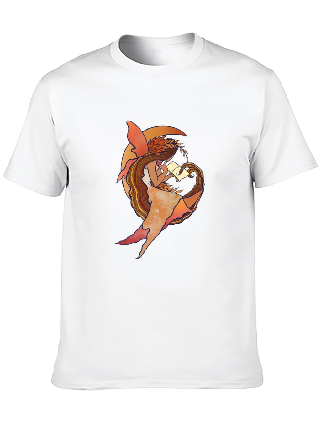 Fairy Reading T-Shirt - Unique Graphic Tee