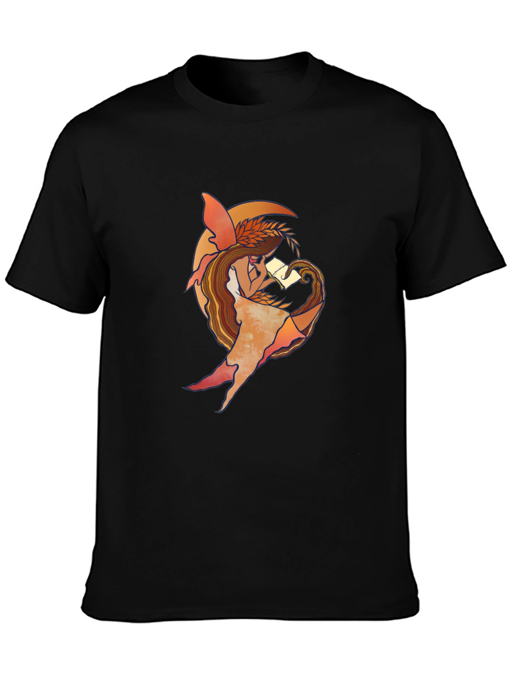 Fairy Reading T-Shirt - Unique Graphic Tee