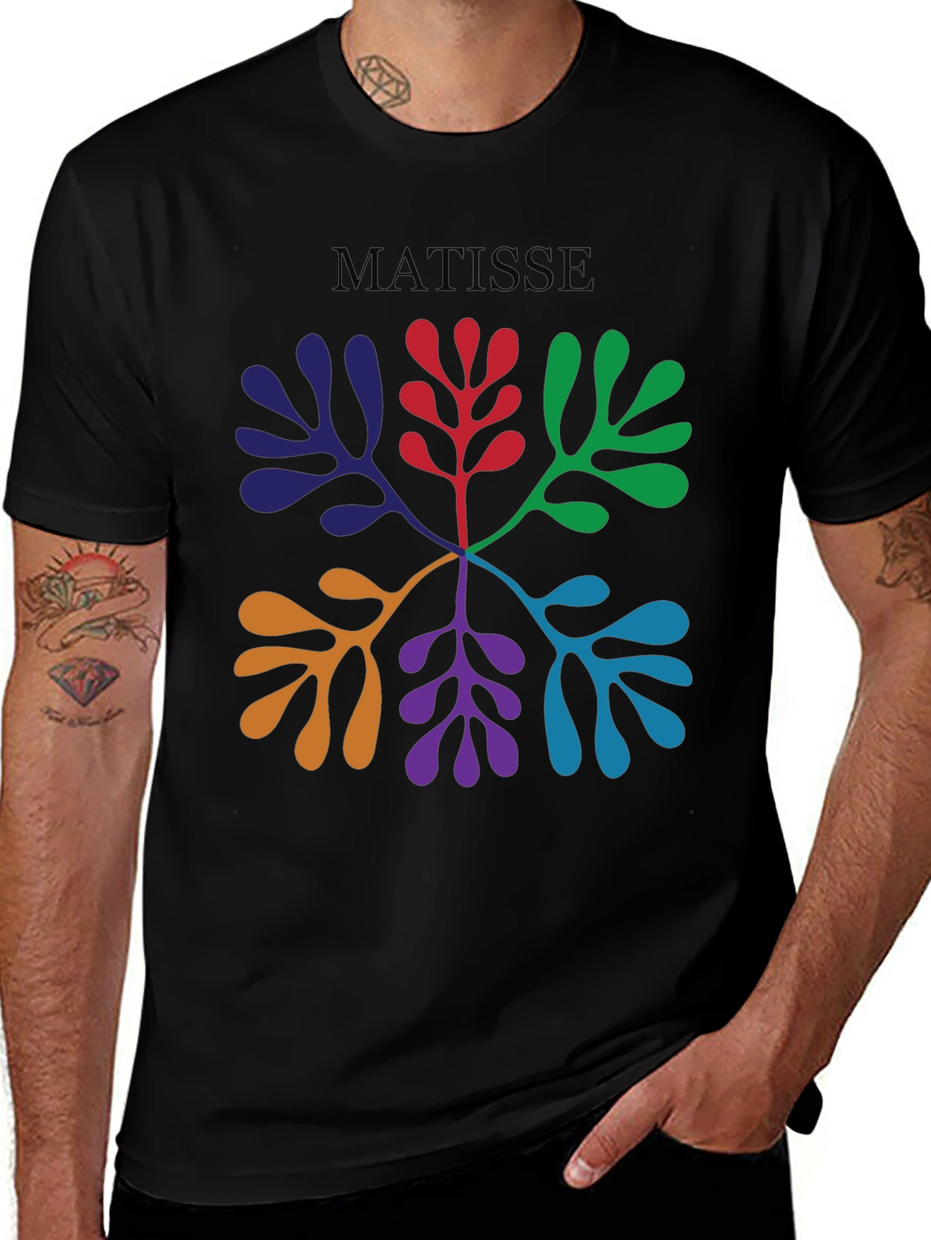 Matisse Inspired Graphic Tee - Stylish Abstract Art Shirt