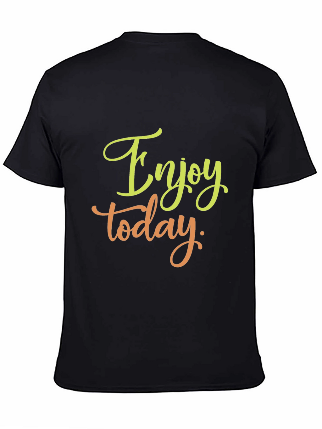Enjoy Today Black Graphic Tee