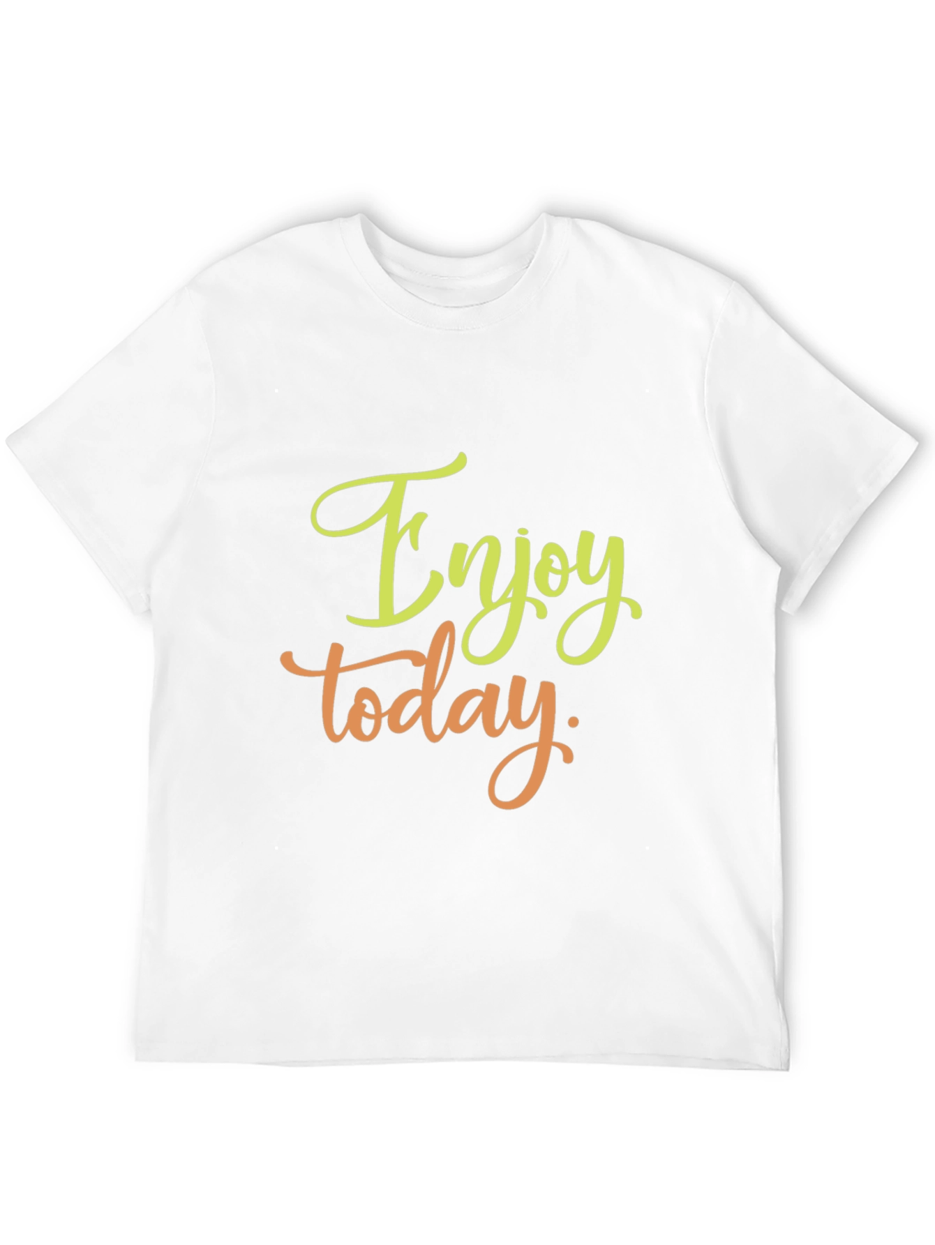 Enjoy Today Black Graphic Tee