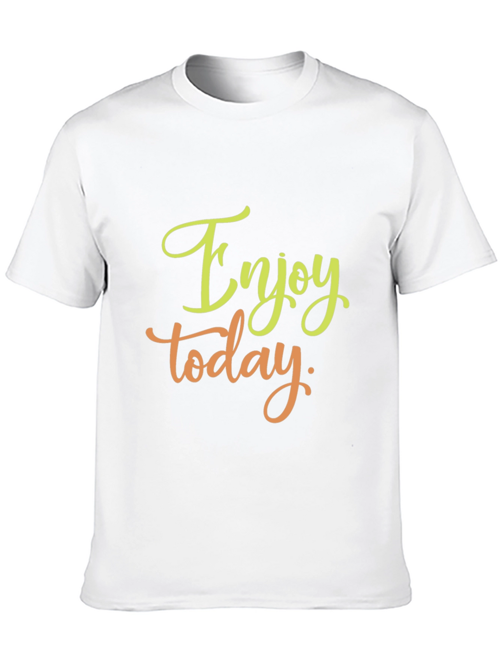 Enjoy Today Black Graphic Tee