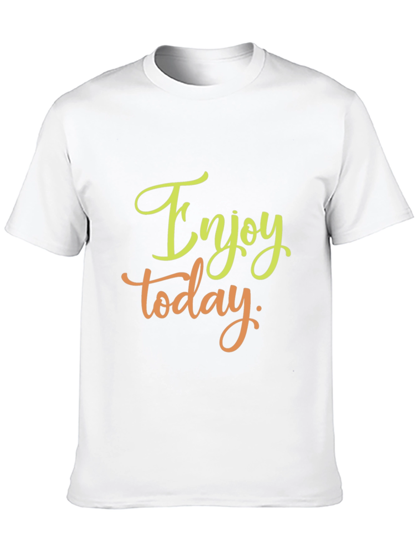 Enjoy Today Black Graphic Tee