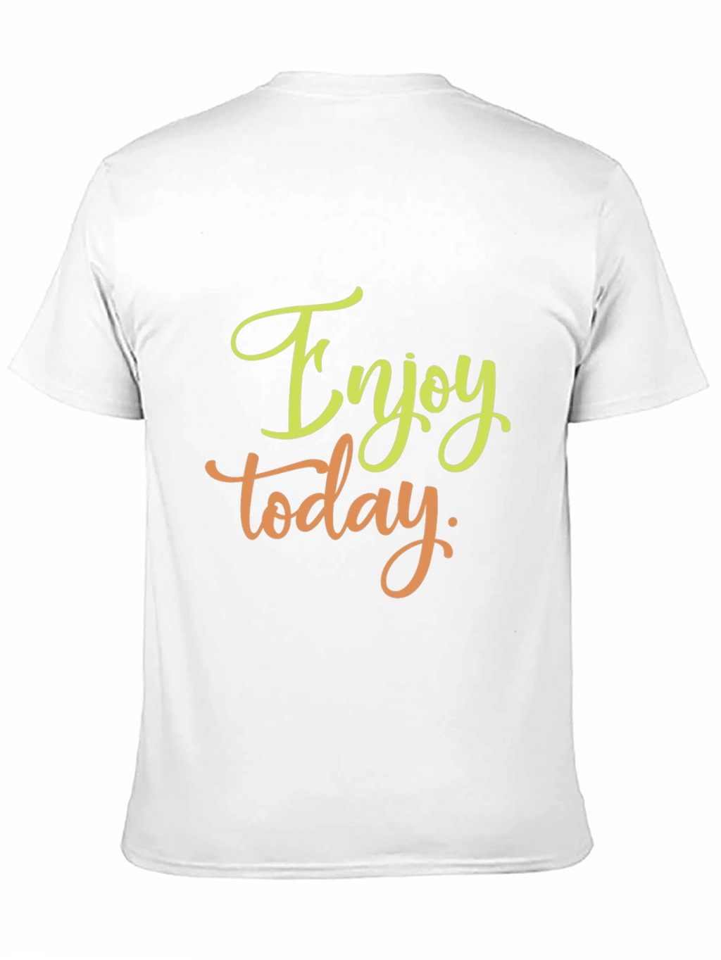 Enjoy Today Black Graphic Tee
