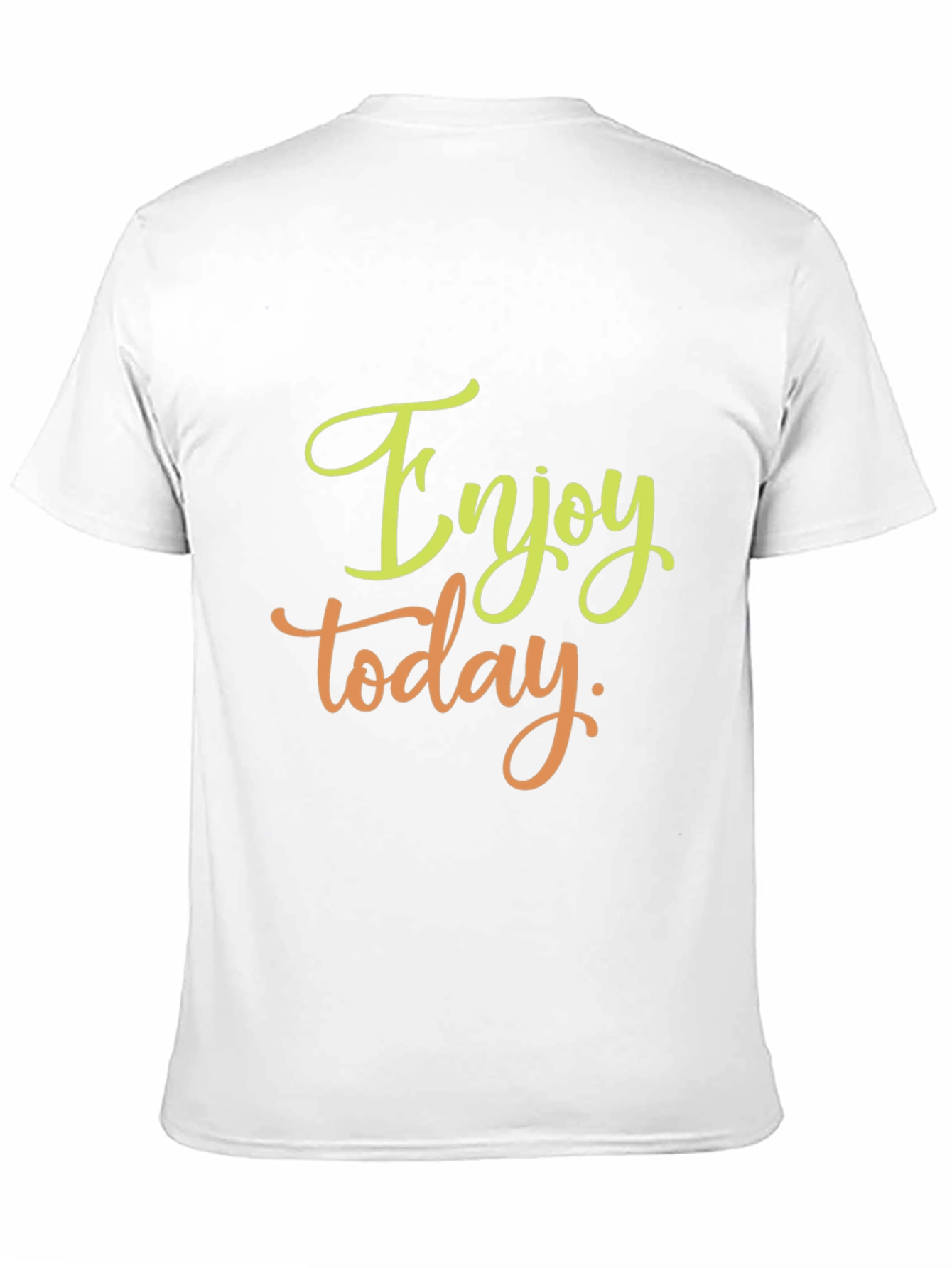 Enjoy Today Black Graphic Tee