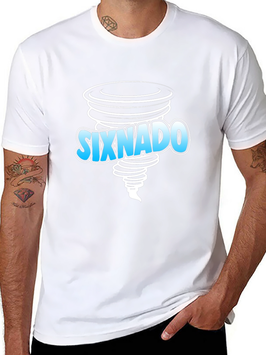 Sixnado Graphic T-Shirt - Black