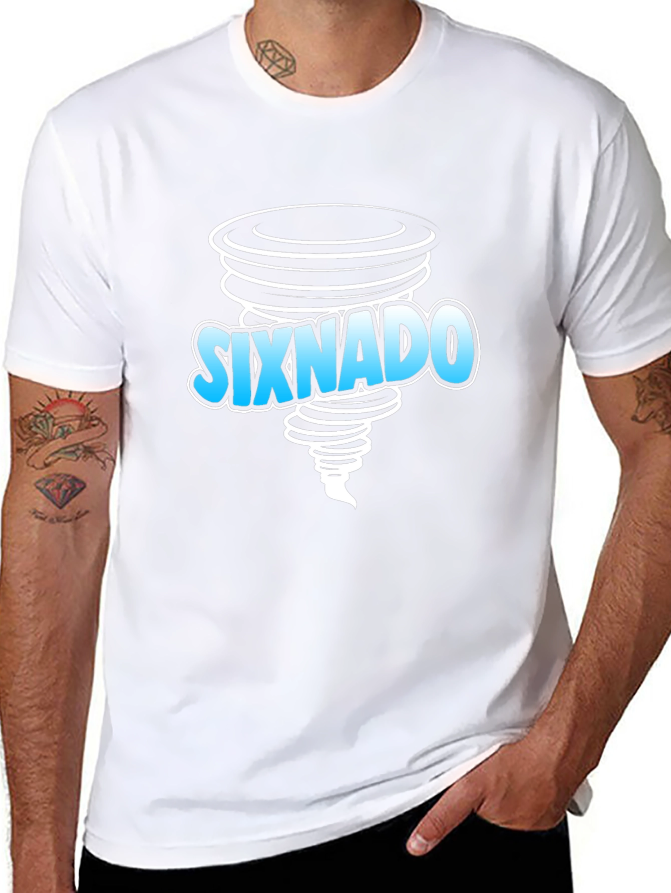 Sixnado Graphic T-Shirt - Black