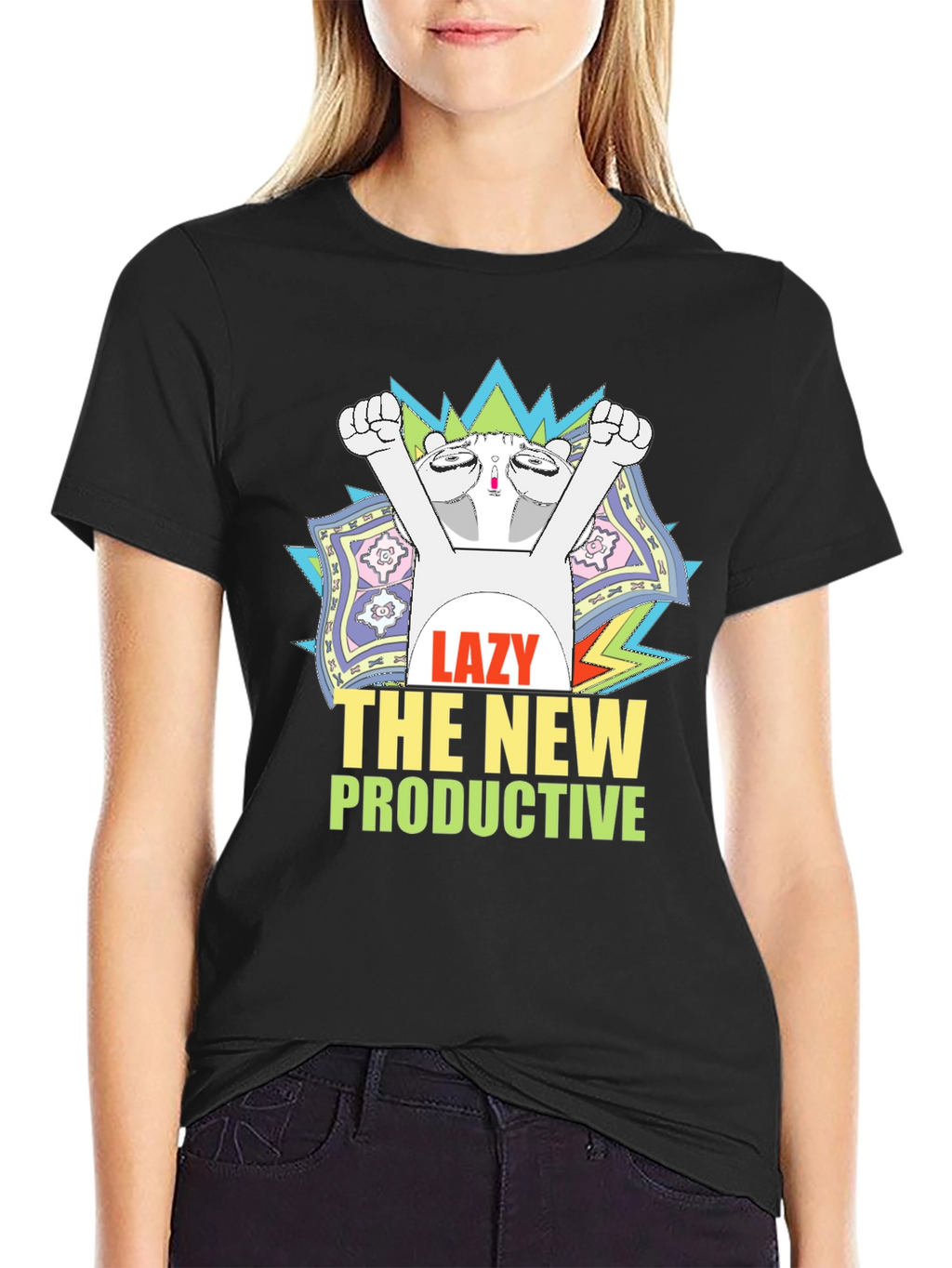 Lazy The New Productive Graphic Tee