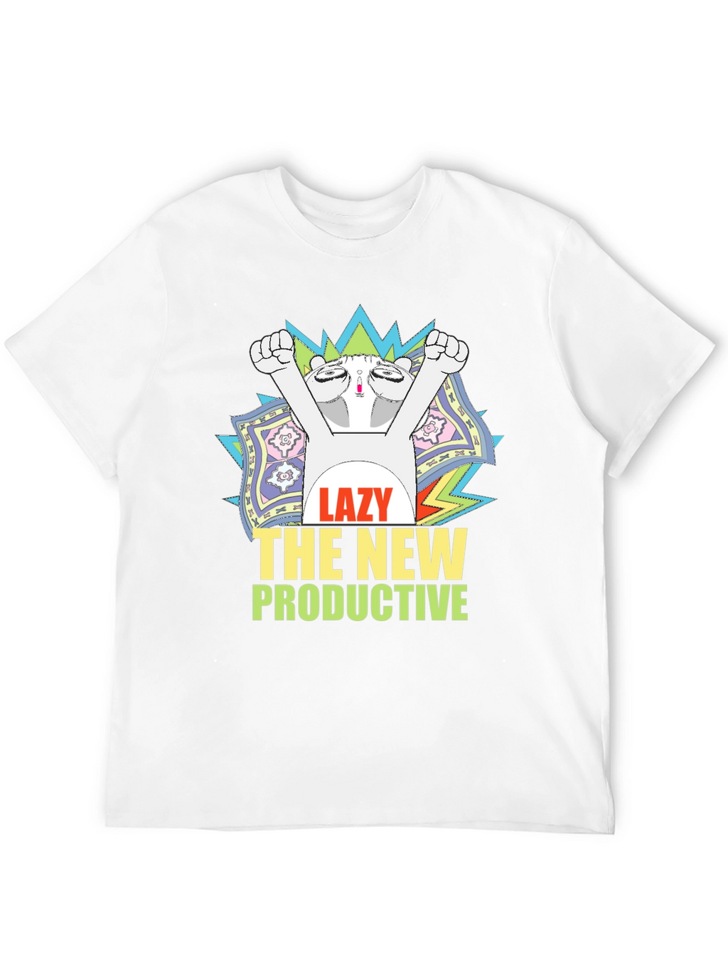 Lazy The New Productive Graphic Tee